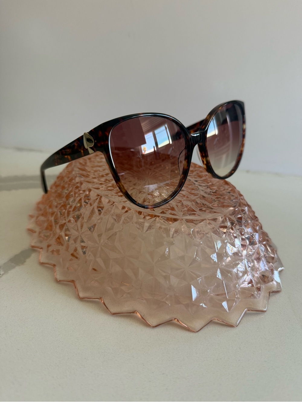 Kate Spade Tortoiseshell Gradient Lens Sunglasses